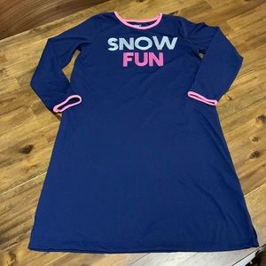 Girl’s pajamas. Size 8-10. Carter’s. Navy blue.
